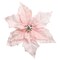 12" Velvet Poinsettia Clip – Luxe Floral Christmas Clip Accent